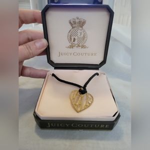 Juicy Couture Monogram Peace Rope Necklace
